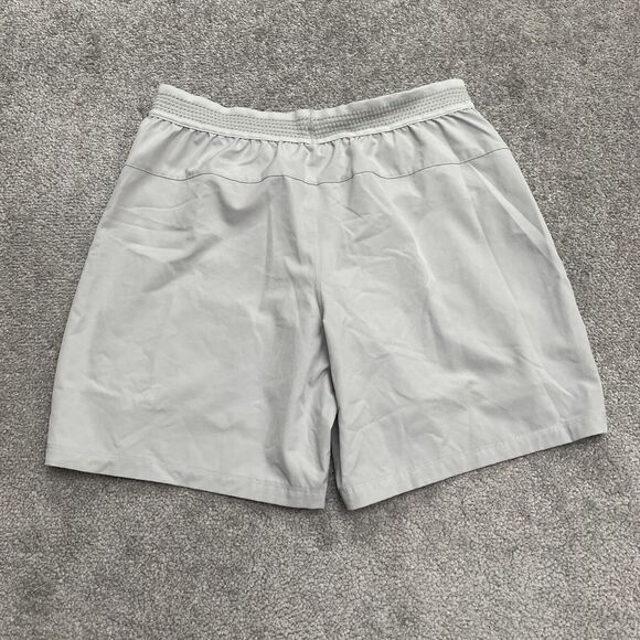 Fabletics Active Lined Shorts Mens Small Gray Elastic Waist Pocket Ahtletic 29x7 - Picture 2 of 16